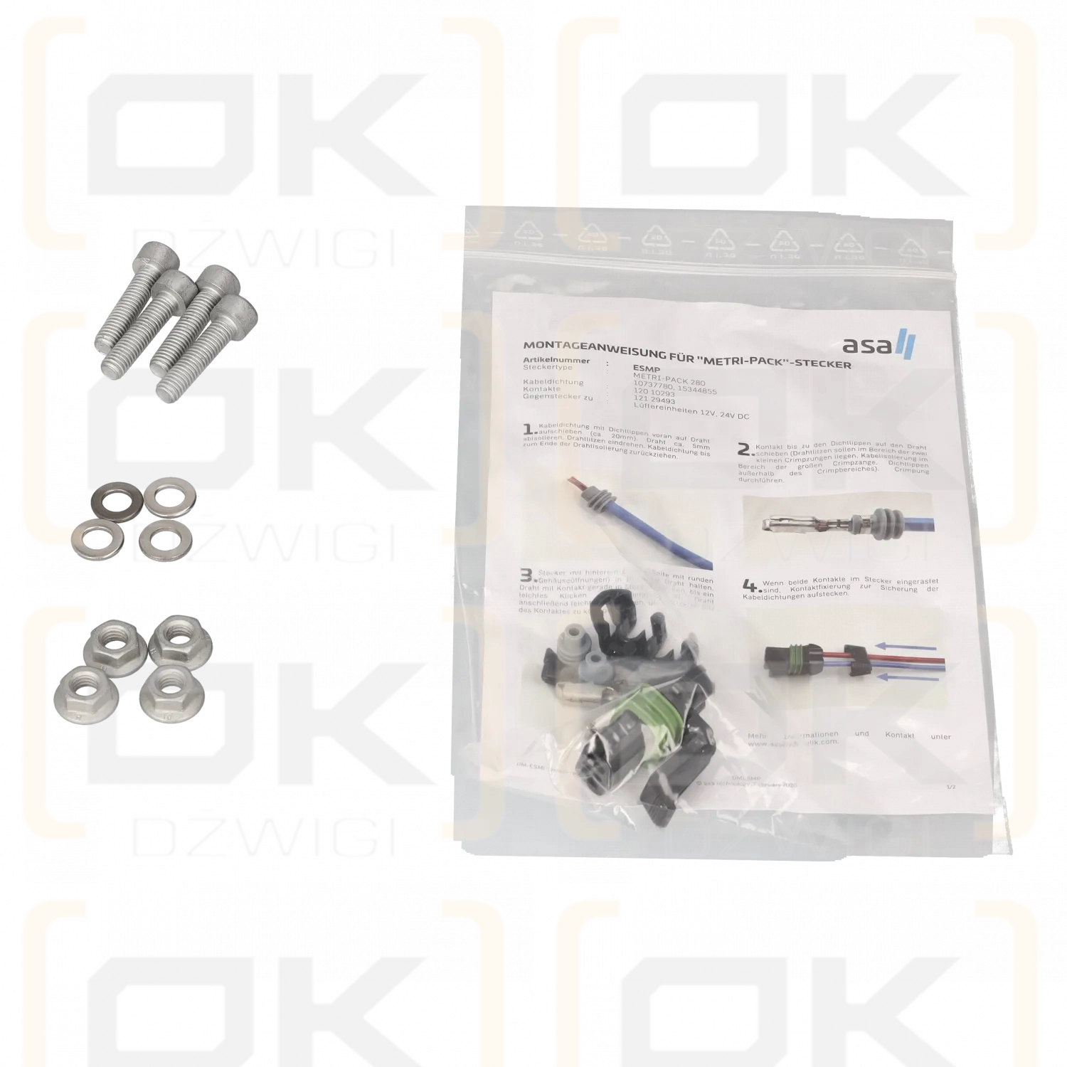 Kühlerlüfter Asa Hydraulik 240 L 12V DC 8,9A