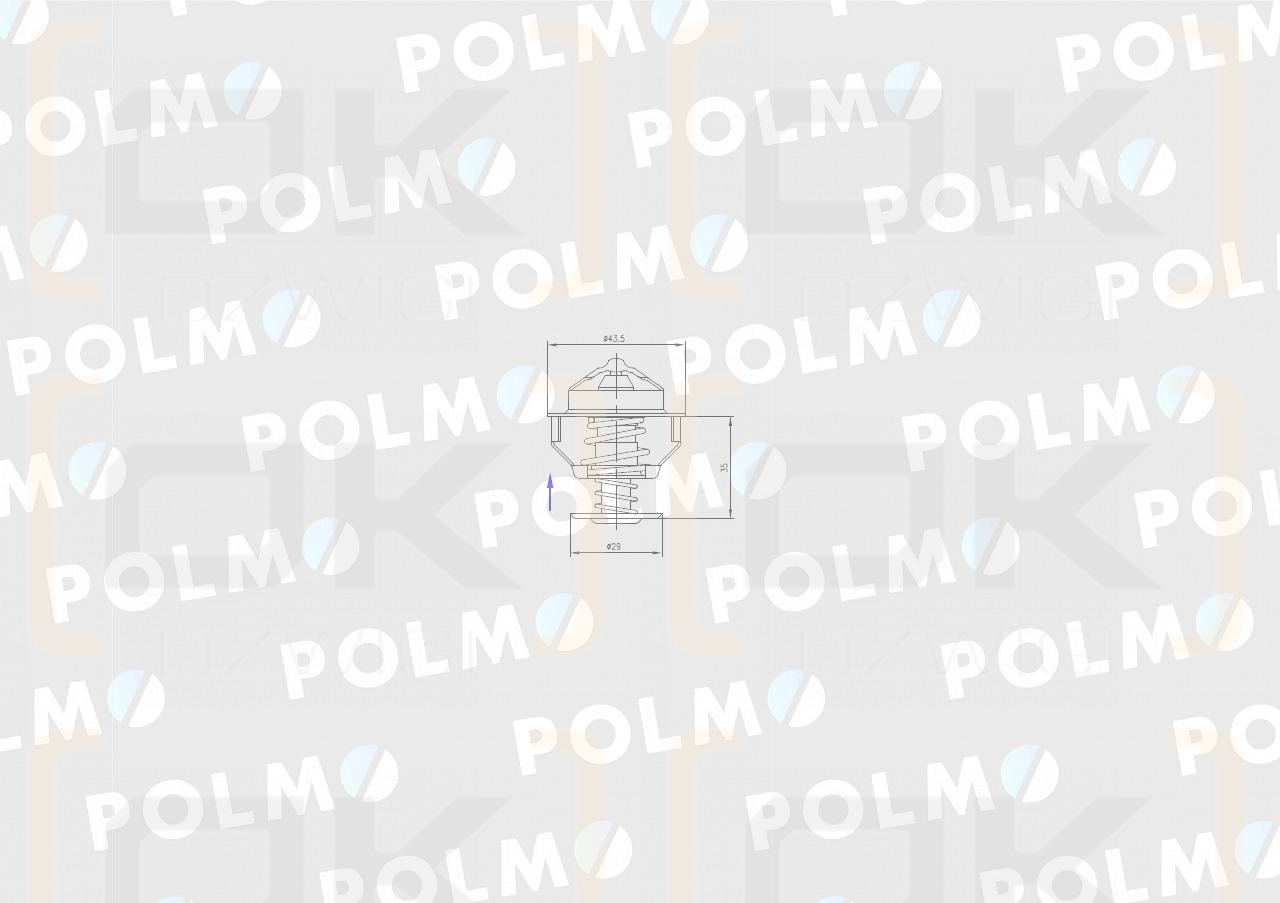 Termostat J928639 Steyr Case POLMO