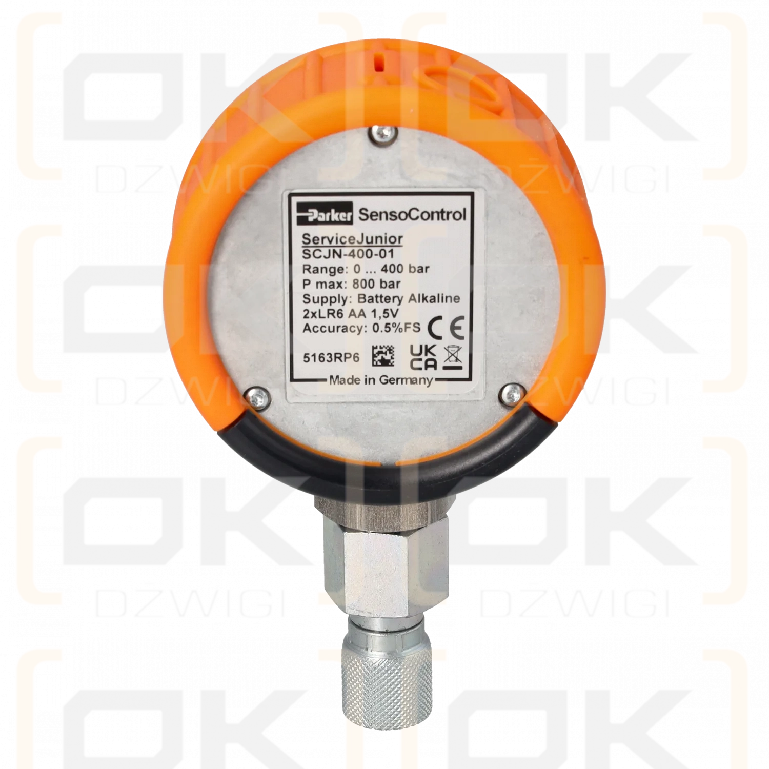 Manómetro digital Parker Service Junior 0...400 bar