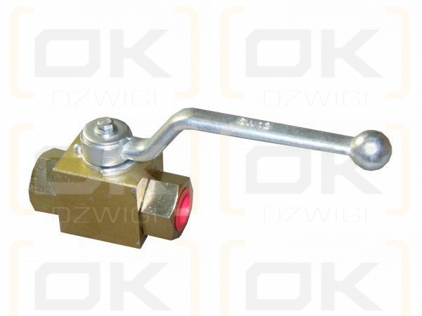 Zawór kulowy hydrauliczny dwudrożny 25 MPA 1/2