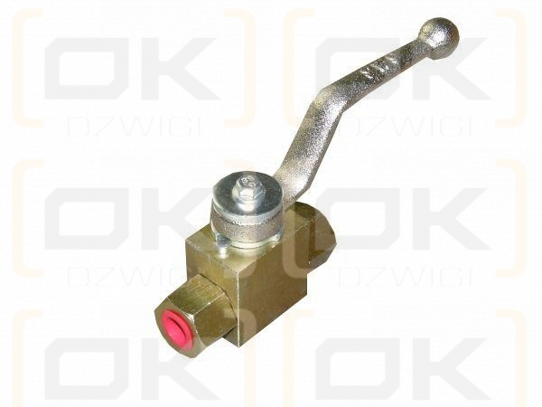Zawór kulowy hydrauliczny dwudrożny 25 MPA 1/4