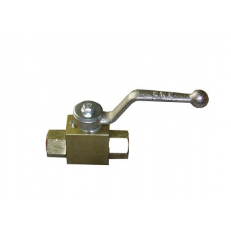 Zawór kulowy hydrauliczny dwudrożny 25 MPA 1/4