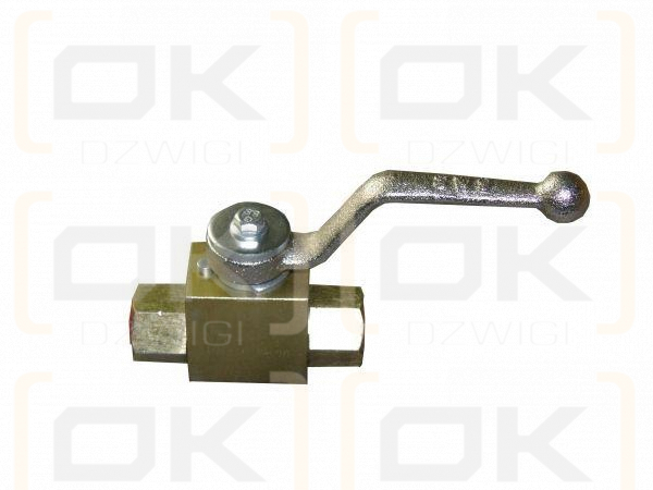 Zawór kulowy hydrauliczny dwudrożny 25 MPA 1/4