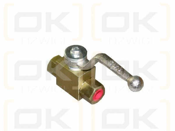 Zawór kulowy hydrauliczny dwudrożny 25 MPA 1/4