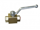 Zawór kulowy hydrauliczny dwudrożny 25 MPA 3/8