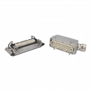 WEIDMÜLLER HDC Winkelstecker; Stecker + Buchse; HE; PIN: 24; 16A; 500V; 24+PE; HDC-KIT-HE 24.130