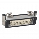 WEIDMÜLLER HDC Winkelstecker; Stecker + Buchse; HE; PIN: 24; 16A; 500V; 24+PE; HDC-KIT-HE 24.130