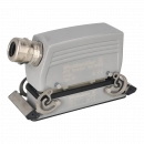 WEIDMÜLLER HDC Winkelstecker; Stecker + Buchse; HE; PIN: 24; 16A; 500V; 24+PE; HDC-KIT-HE 24.130