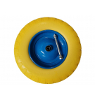 Koło do taczki elastyczne pełne 4.00-8 plus oś 12mm