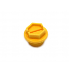 Zaślepka pokrywa z tworzywa sztucznego (osłona przeciwpyłowa) z gwintem zewnętrznym M14x1.5 żółta