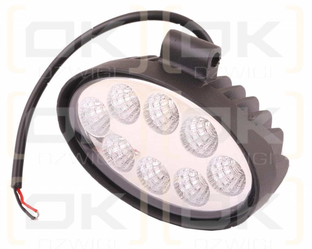 Lampa robocza elipsa 24W 8 LED GLANZ