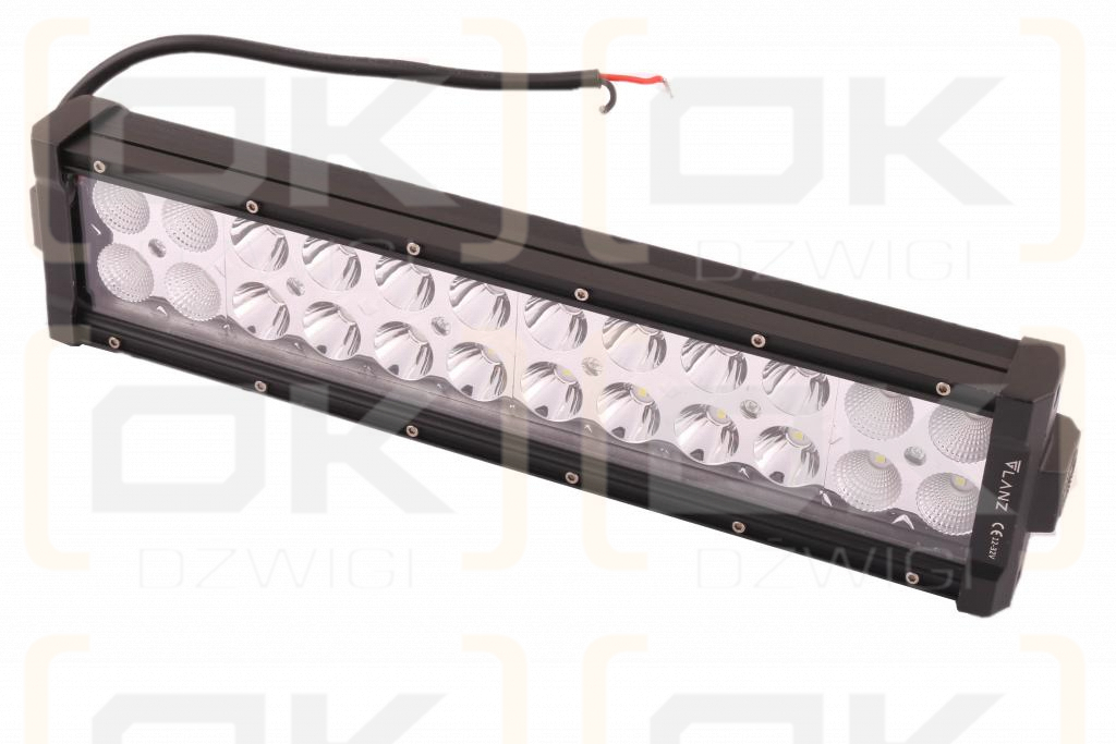 Lampa robocza prostokątna 72W 24 LED GLANZ