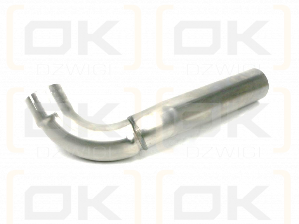Kolano rura łączeniowa tłumika inox AL155688. AL164277 John Deere WARYŃSKI