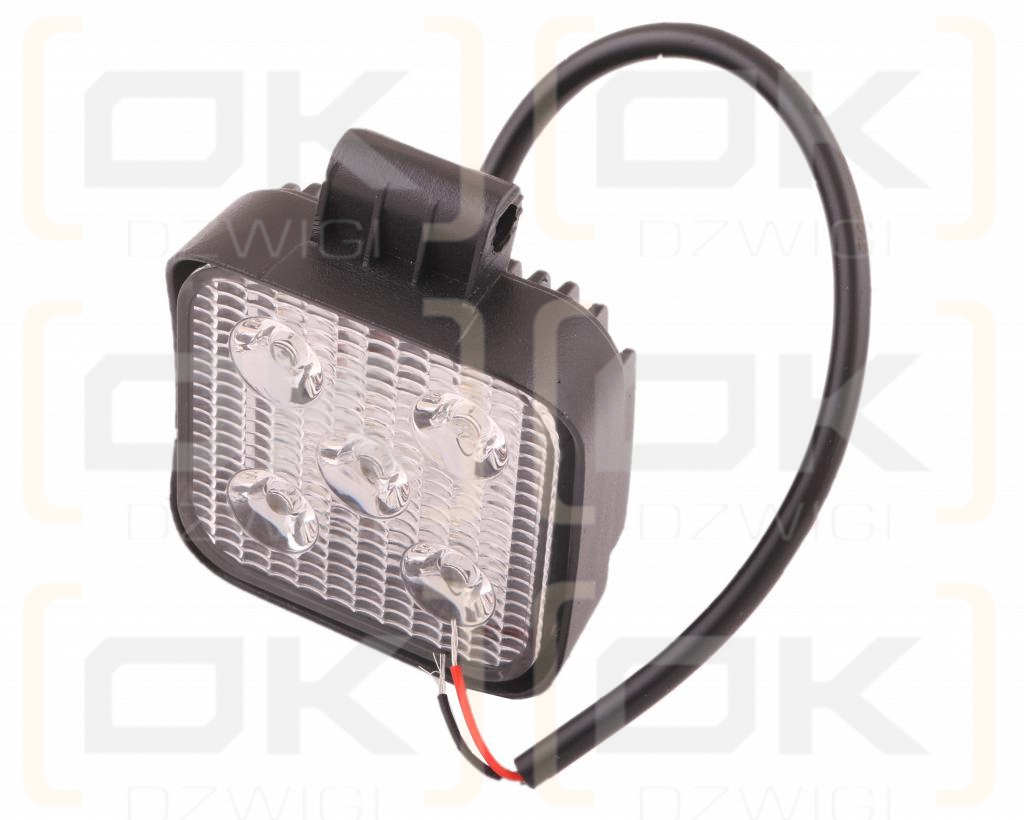 Lampa robocza kwadratowa mini 15W 5 LED GLANZ