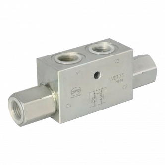 Клапан обратный двойной 1/2 "BSP 80 л / мин