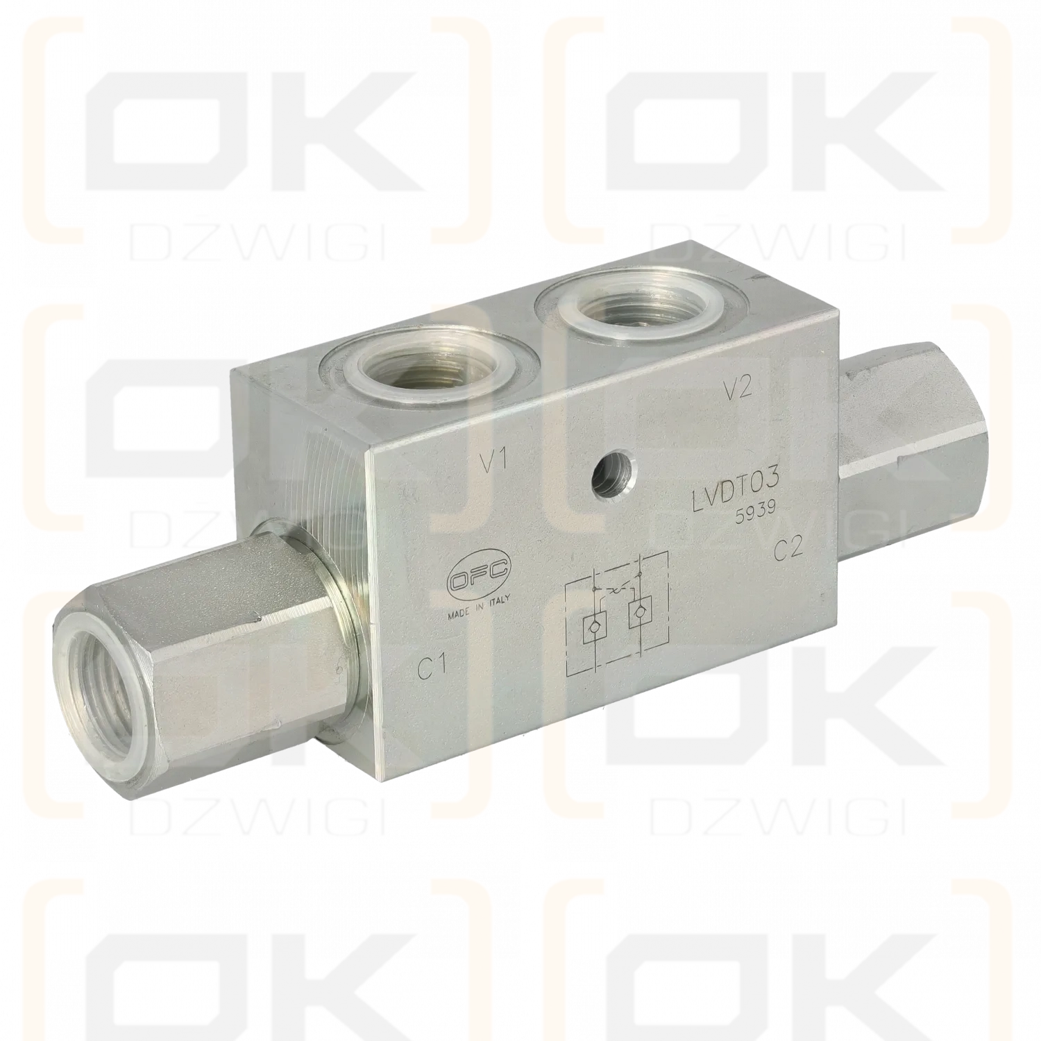 Клапан обратный двойной 1/2 "BSP 80 л / мин
