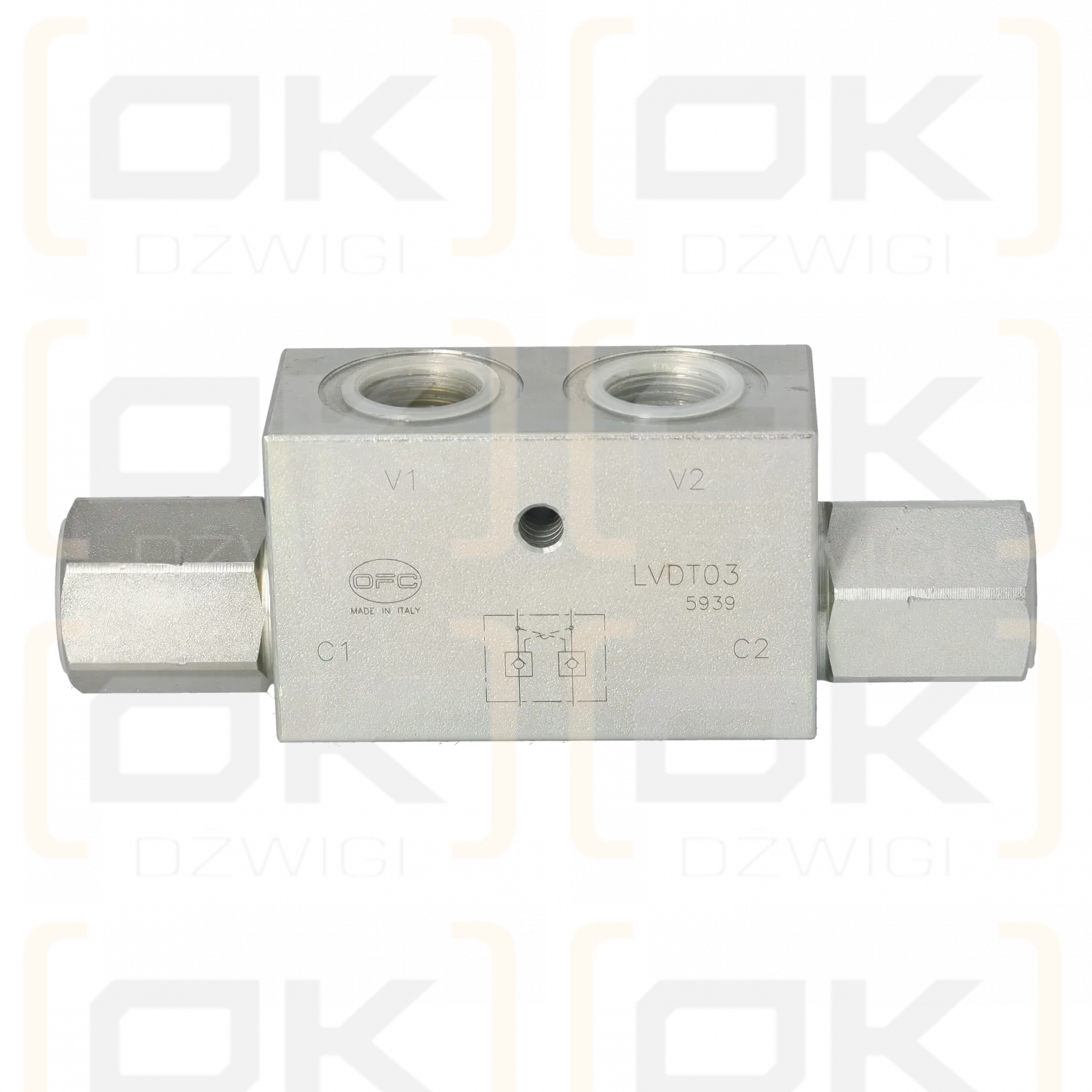 Клапан обратный двойной 1/2 "BSP 80 л / мин