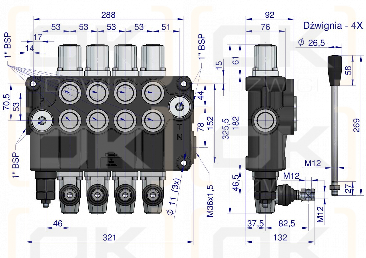 Przewód elastyczny pneumatyczny do pompowania PCV L-4 mb