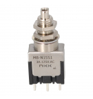 Miniature push button switch ON-(ON) 3A/125VAC; 2A/250VAC