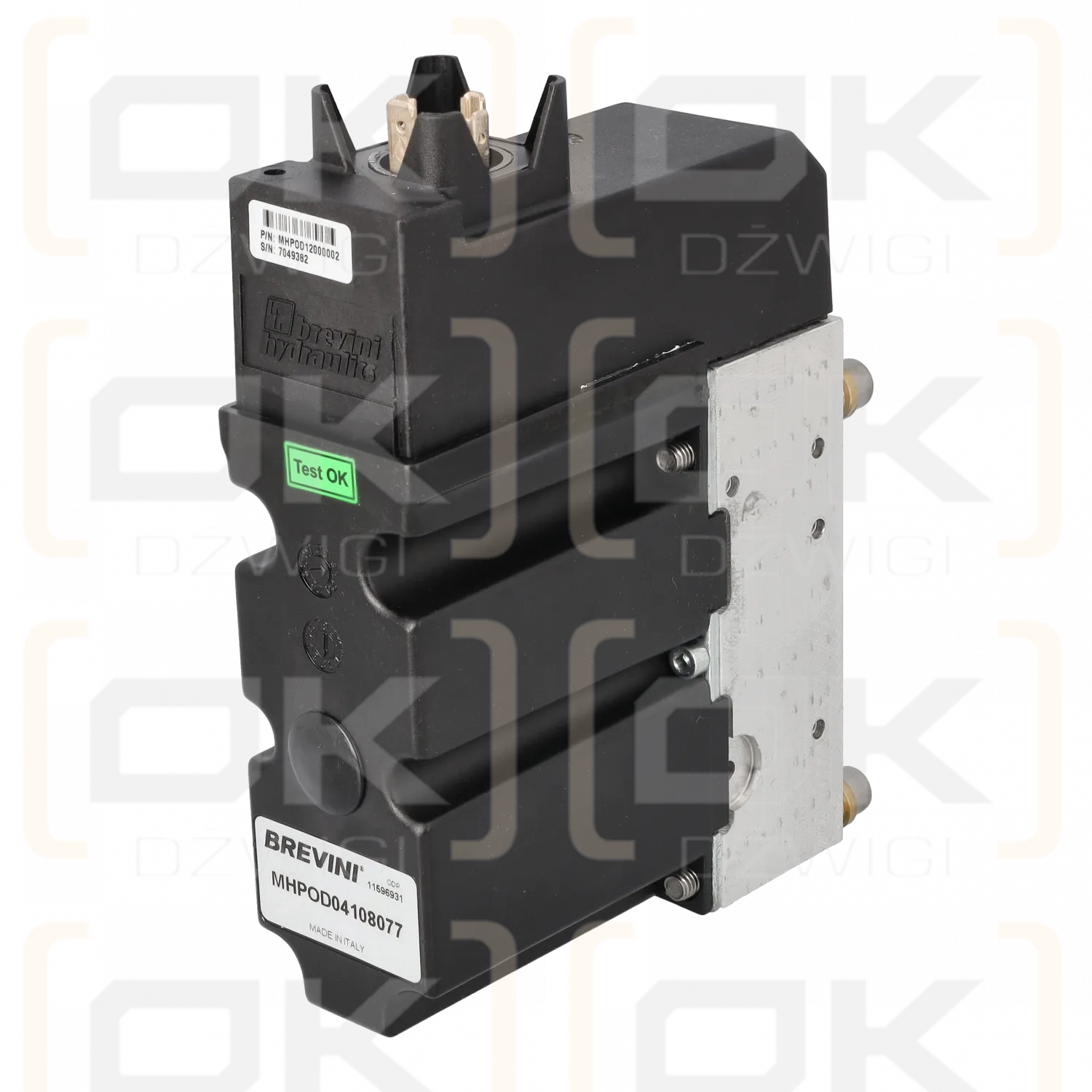 HPV41 solenoid valve DANA Brevini 12VDC 0.5 x UDC