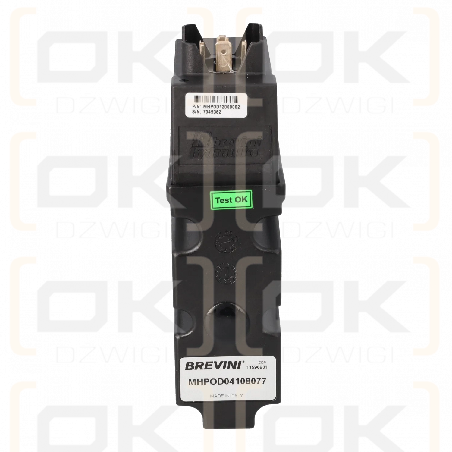 HPV41 solenoid valve DANA Brevini 12VDC 0.5 x UDC