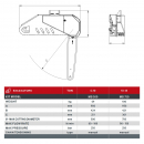 Sierra de pinza ICM - Diámetro de corte 500 mm