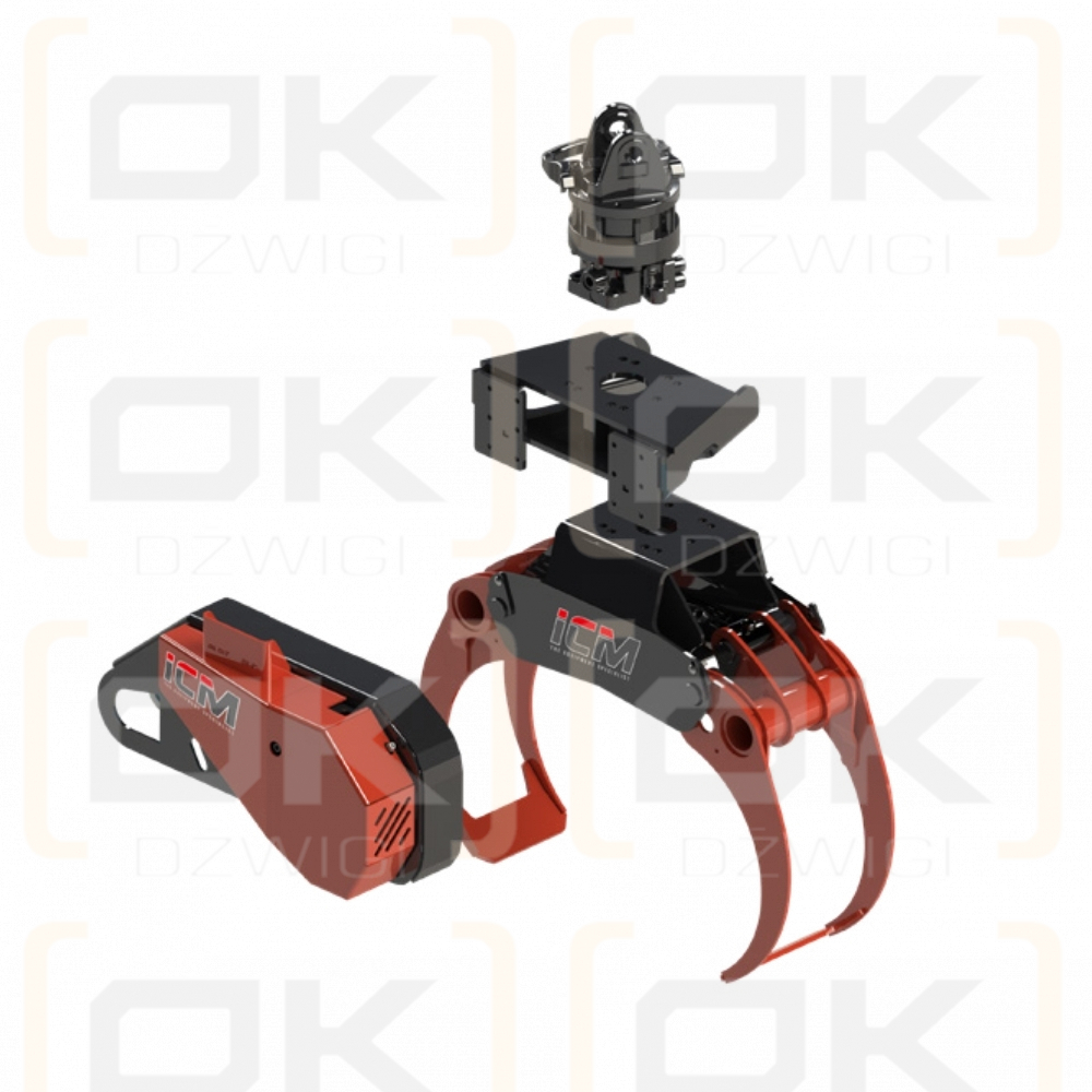 Pinza ICM con sierra mecánica - diámetro de corte 500 mm