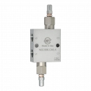 Válvula lineal, paso transversal G1/2"BSP 10-180 bar; rosca: V1, V2, C1, C2: lateral