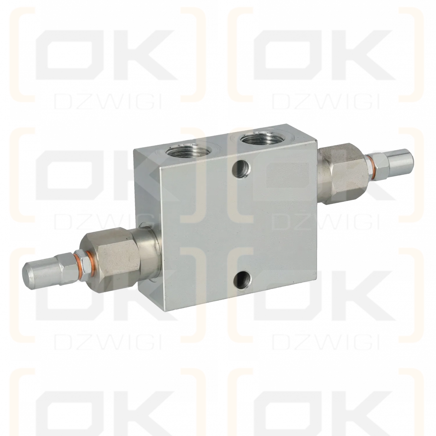 Válvula lineal, paso transversal G1/2"BSP 10-180 bar; rosca: V1, V2, C1, C2: lateral