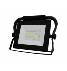 Naświetlacz, Lampa LED SMD 230V 30W 6000K 2550LM IP65 CZARNY PRZENOŚNY PRZEWÓD 1.5M