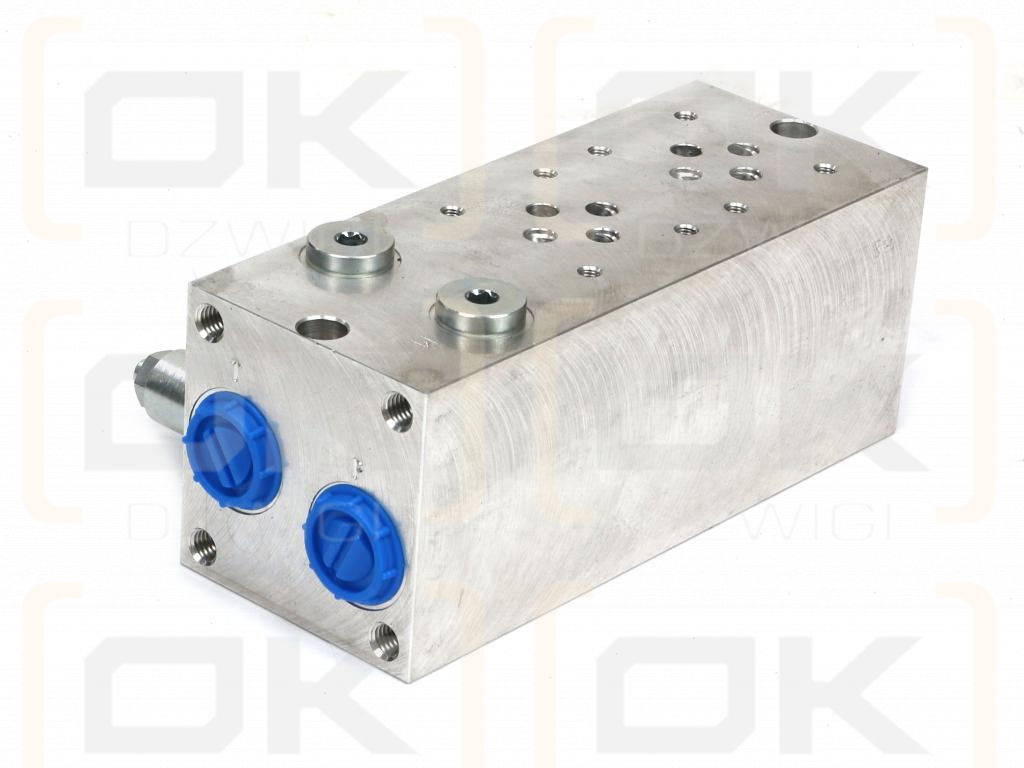 Płyta NG6 cetop3 2-sekcyjna (z zaworem przelewowym 50-380 bar) do elektrozaworów DL3 i DS3