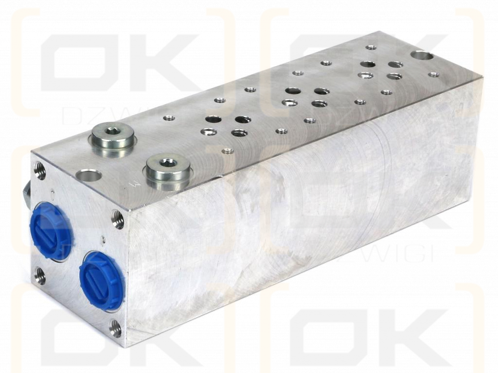 Płyta NG6 cetop3 3-sekcyjna (z zaworem przelewowym 50-380 bar) do elektrozaworów DL3 i DS3