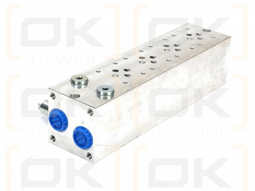 Płyta NG6 cetop3 4-sekcyjna (z zaworem przelewowym 50-380 bar) do elektrozaworów DL3 i DS3