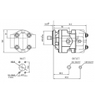 Bomba de engranajes N-091C P2CPJ190706C189 JCB 4CX-P8, JCB 4CX, JCB 444, JCB PS35 Waryński