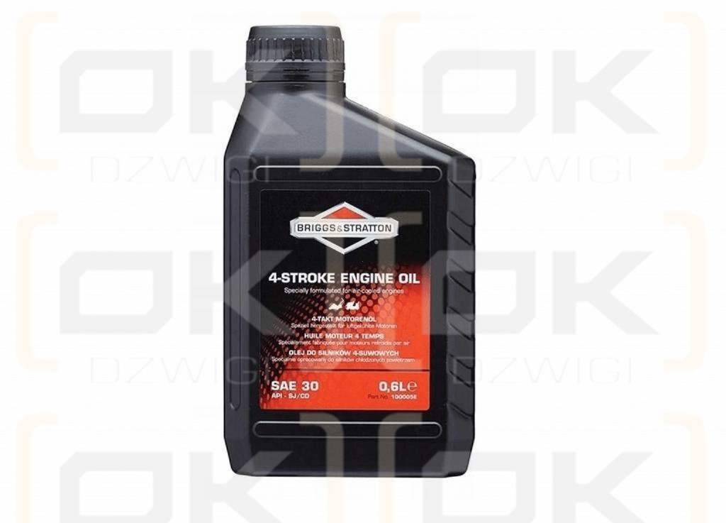 Olej do kosiarek. silników czterosuwowych. 4T Briggs and Stratton SAE30 600ml