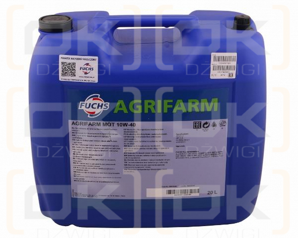 Olej Agrifarm MOT 10W40 20L Fuchs