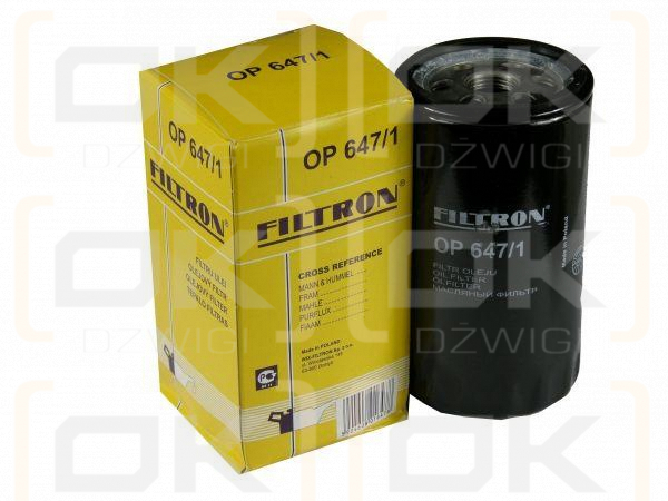 Filtr oleju MF3 2654408 OP 647/1 Filtron (zam PP-49)