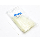 Opaski kablowe 2.5 x 100mm 200 szt w worku  jasne odporne na UV