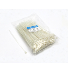 Opaski kablowe 3.5 x 150mm 200 szt w worku  jasne odporne na UV