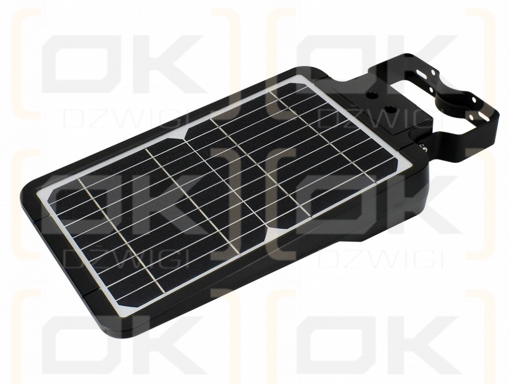 Lámpara solar. Farola LED SOLGER 20W 3000LM COLOR DE LUZ VARIABLE 3000K, 4000K, 6000K IP65 con sensor de movimiento