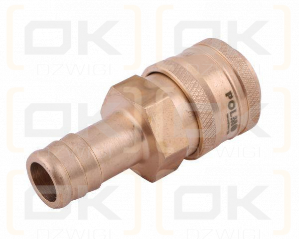 Szybkozłącze pneumatyczne P26 NW7.2 gniazdo pod wąż DN13mm POLMO  ( sprzedawane po 5 )