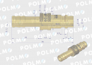 Szybkozłącze pneumatyczne P26 NW7.2 wtyczka pod wąż DN09mm POLMO  ( sprzedawane po 5 )