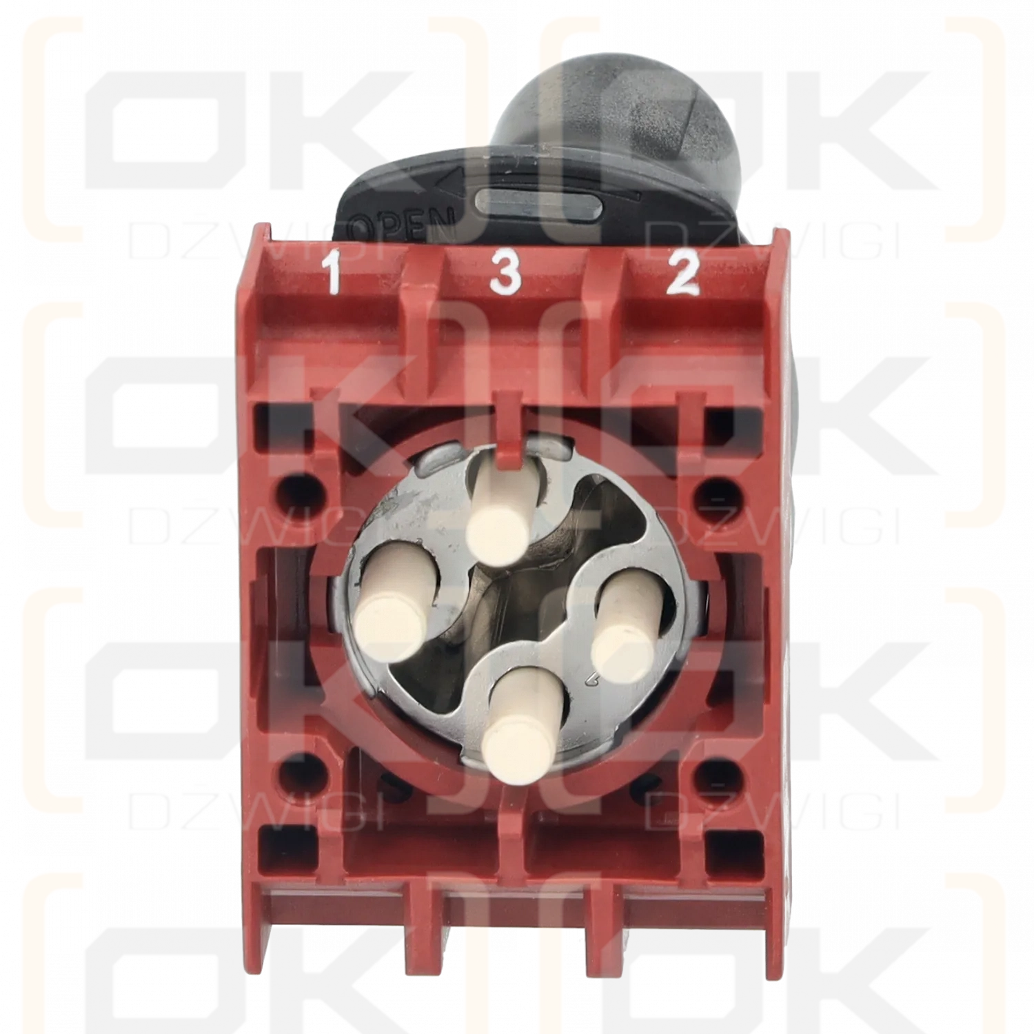 Joystick, 4 Positionen, Manipulator aus Metall mit Federrückstellung (184721)