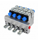 Multif. hydraulic bank MOD10 4f / 40 for dcr 24V PWM