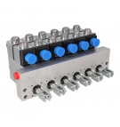 Multif. hydraulic bank MOD10 6f / 50 for dcr 24V PWM
