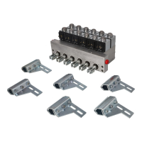 Multif. hydraulic bank MOD10 6f/40 for d.c.r. 24V PWM