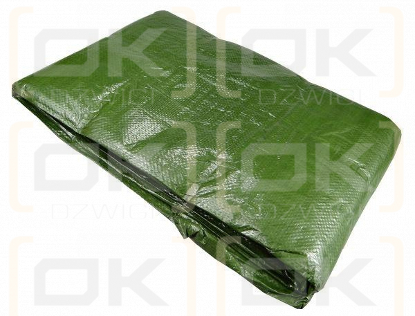 REINFORCED tarpaulin 3x5m (green) weight 90g/m2