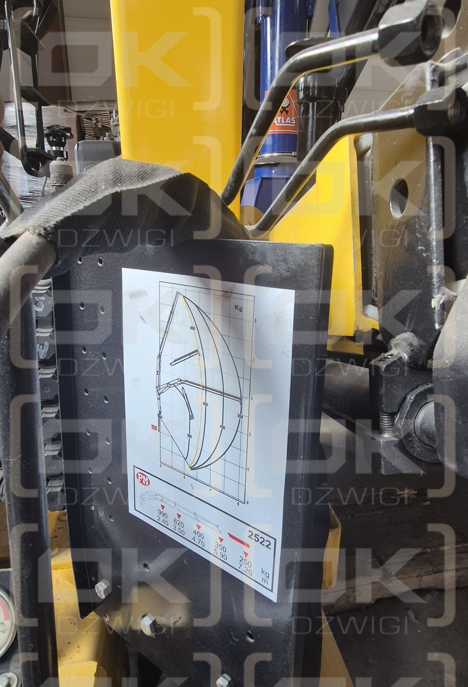 PM 2522 Hydraulikkran - gebraucht