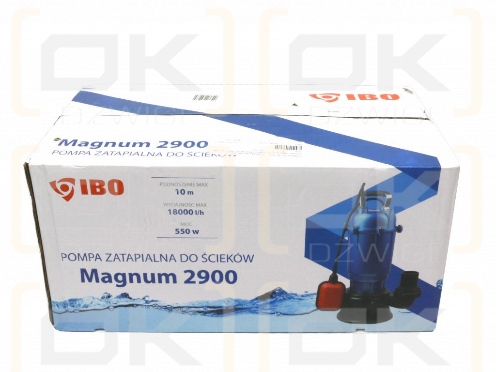 Pompa zatapialna do ścieków MAGNUM 2900 z pływakiem