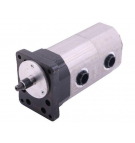 Pompa hydrauliczna podwójna Lewa PZS-KP-25-16 (stary typ) 19/16 cm3/obr (505899600/ST; 5058/99-600; PZW2-KP-25/16) BIZON REKORD